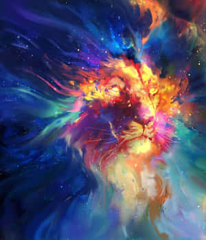 Hình nền Sư tử Ngân hà — Galaxy sống động Hình nền