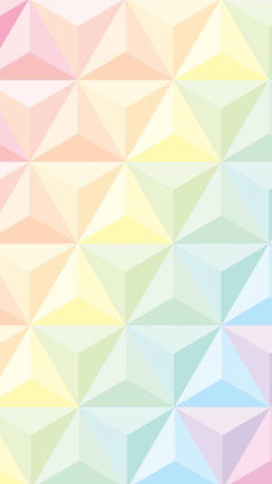 Hình nền nghệ thuật vector hình tam giác hình học màu pastel cầu vồng — Cầu vồng aesthetic Hình nền