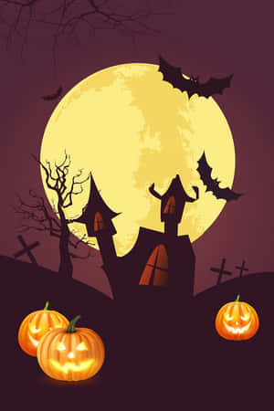 Hình ảnh Halloween hoạt hình — Dễ thương Halloween Hình nền