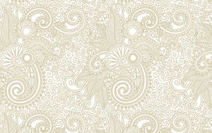 Hình nền họa tiết paisley trắng phong cách — Trắng tinh tế Hình nền