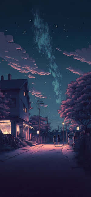 Hình nền Anime Aesthetic — Galaxy S25 Edge Hình nền