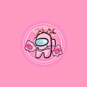 Hình nền crew Among Us màu hồng thẩm mỹ — Thẩm mỹ among US Hình nền