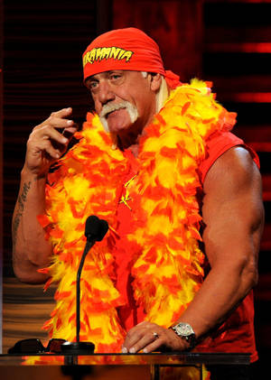 Hình nền Hulk Hogan với khăn choàng lông vũ — IQOO Pad Hình nền