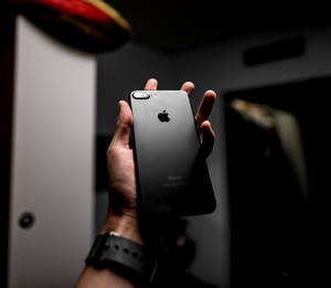 chụp ảnh lấy nét nông của iPhone 7 Plus màu đen — iPhone 8 Hình nền