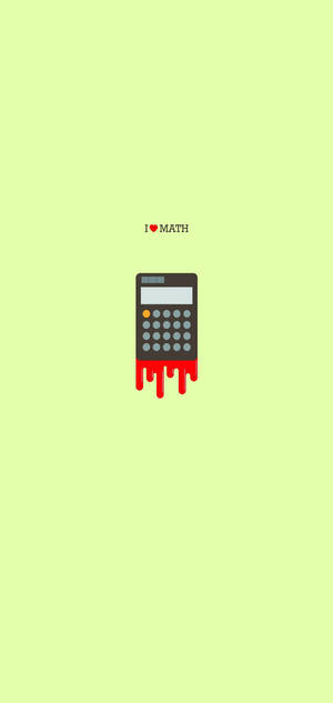iPhone Tối Giản I Love Math — Galaxy S25 Ultra Hình nền
