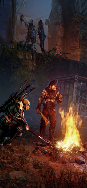 Iphone X Shadow Of Mordor Hình nền — iPhone 12 Pro Hình nền