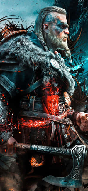iPhone Xs Assassin's Creed Valhalla Nền — Realme 15x Hình nền