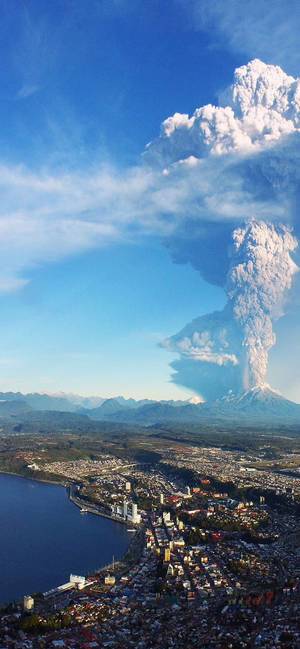 iPhone XS Max OLED Volcano Eruption — iPhone 12 Pro Max Hình nền
