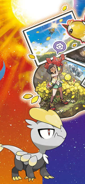 Jangmo-o trong Pokemon Sun và Moon — Oppo Reno16 Hình nền