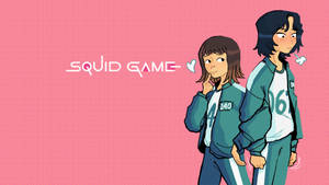 Hình nền Ji Yeong và 067 Squid Game — 067 鱿鱼游戏 Hình nền