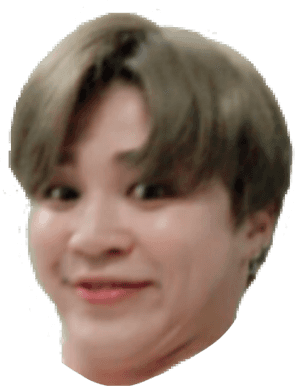 Jimin mỉm cười cắt dán