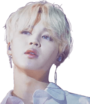 Jimin tóc vàng phong cách thanh lịch