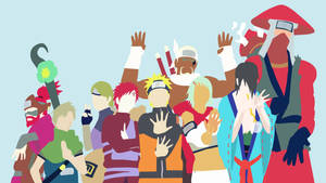 Hình nền Jinchuriki Naruto 4K phong cách tối giản