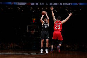 Hình nền Joe Harris đối đầu Vanvleet — Mo Hình nền