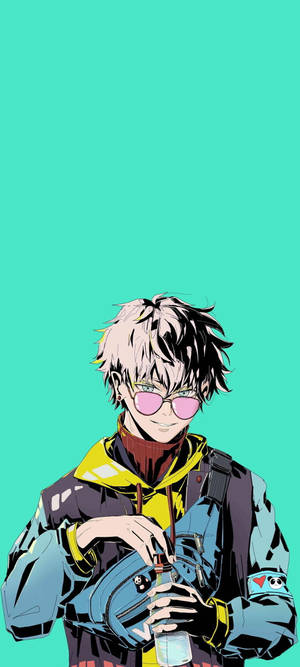 Jujutsu Kaisen Gojo Nghệ thuật ngầu — Pixel 10 Hình nền