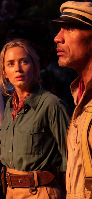 Hình nền di động Jungle Cruise 2021 Frank và Lily. — iPhone 12 mini Hình nền