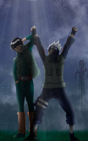 Kakashi Ngầu Và Rock Lee — Xiaomi Pad Mini Hình nền