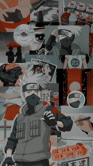 Kakashi từ Naruto Ảnh ghép thẩm mỹ