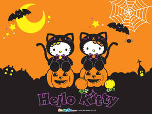 Kawaii Halloween Hai Chú Hello Kitty