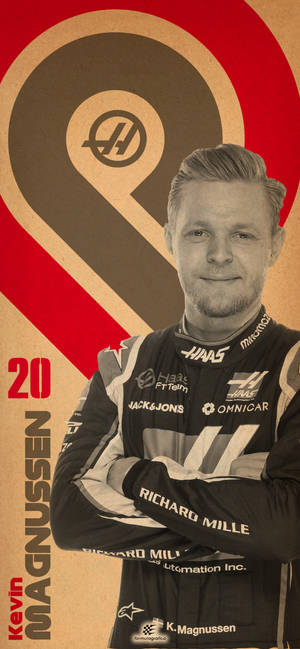 Kevin Magnussen 20 Haas Chỉnh sửa — iPhone 14 Pro Hình nền