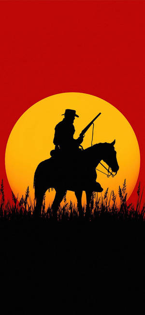 Horse Red Dead Redemption 2 — Galaxy A26 Hình nền