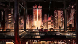 Hình ảnh Anime City — Anime thành phố GIF Hình nền