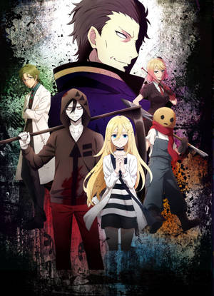 Hình nền nghệ thuật poster hoạt hình Angels Of Death — Oppo Pad 5 Màn Hình Mờ Hình nền