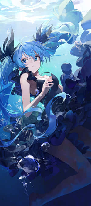 Điện thoại Hatsune Miku — POCO M7 Hình nền