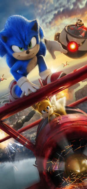Hình ảnh Sonic The Hedgehog — Galaxy S22 Ultra Hình nền