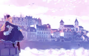 Khung cảnh anime huyền ảo trong khu rừng thần bí — Anime đẹp Hình nền
