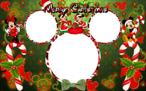 khung hình Giáng sinh chuột Mickey — Disney giáng sinh Hình nền