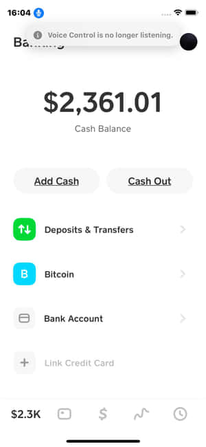 Hình ảnh Cash App Balance — Realme 15 Lite Hình nền