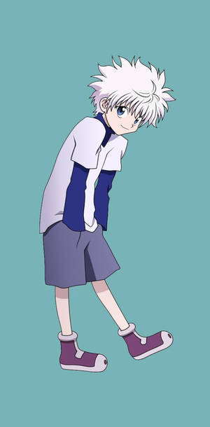 Killua Anime Boy Dễ Thương Đơn Giản — Ảnh đại diện anime dễ thương Hình nền