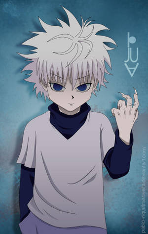 Killua Thẩm mỹ Anime Boy — Galaxy Tab Active Hình nền