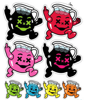 Hình nền Kool Aid Man nhiều màu sắc — Tecno Phantom V Fold2 Hình nền