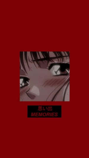 Anime Aesthetic Buồn [hình nền] — Anime đỏ Hình nền
