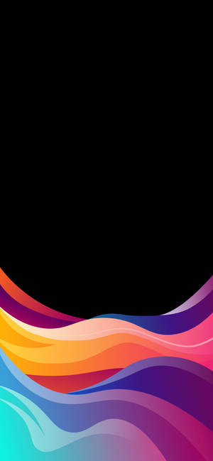 Hình nền iPhone XR với những con sóng trừu tượng màu pastel — iPhone Xr Hình nền