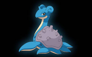 Lapras nền đen — Anime máy tính Hình nền