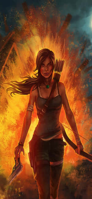Phông nền Iphone Xs Max Rise Of The Tomb Raider — iPhone X Hình nền