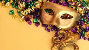 Mardi Gras — Pastel vàng Hình nền