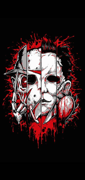 Hình nền Leatherface Michael Jason Freddy. — iPhone 17 Pro Hình nền