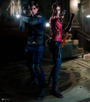Hình nền HD Scott Kennedy và Claire Redfield tại RPD Resident Evil 2 Remake. — Motorola Razr Fold Hình nền