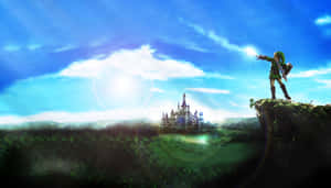 Link và Zelda chạy đua giải cứu Quần đảo trong The Legend of Zelda — Zelda Hình nền