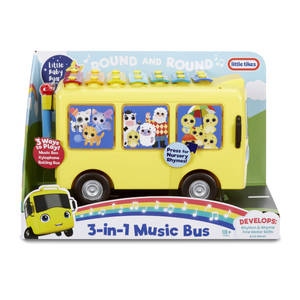 Little Baby Bum Xe Buýt Âm Nhạc — Pastel vàng Hình nền