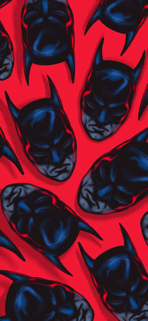 Logo Batman Màu Đỏ — Motorola Edge (2025) Hình nền