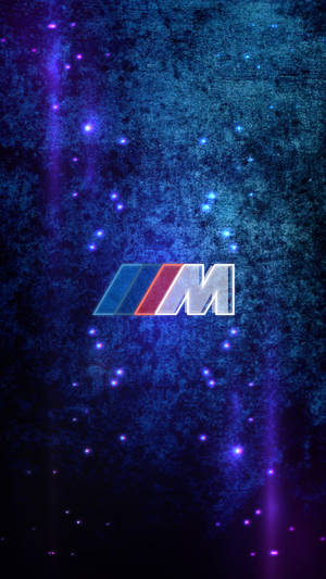 Logo BMW M với ánh lấp lánh xanh tím — Bmw Hình nền