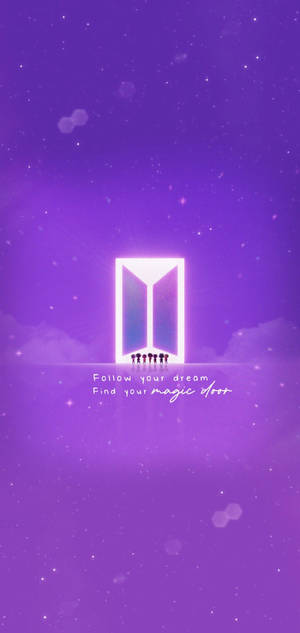 Logo BTS Tiny Tan với hình bóng — Logo bts GIF Hình nền