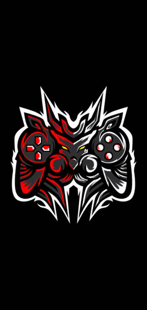 Logo game tay cầm trừu tượng HD — iPhone 17 Hình nền