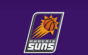 Hình nền Logo NBA Phoenix Suns Màu Tím — Đơn giản Hình nền