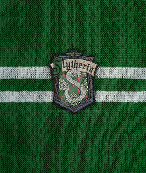 Hình nền vải dệt kim logo Slytherin — Motorola Razr 70 Ultra Hình nền